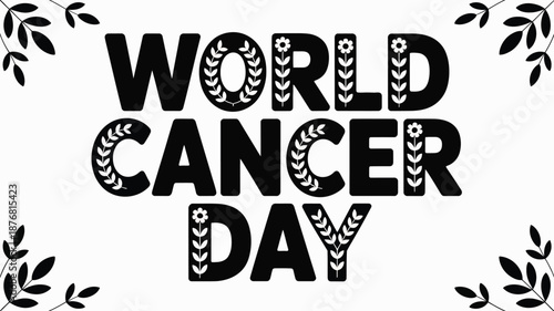 Celebrate world cancer day Vector