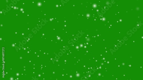 Loop snow animation and motion graphics big and small snowflakes and falling snow, snowfall, rain