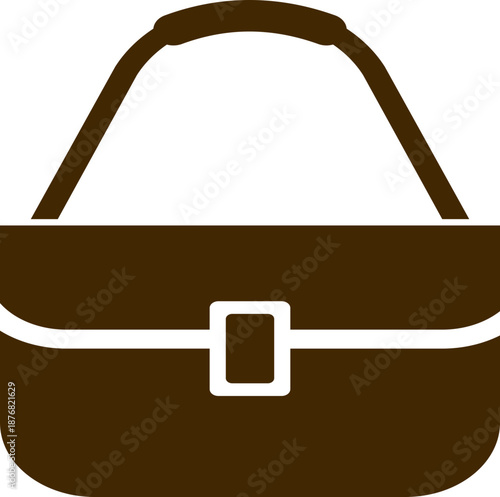 Women handbag icon with purse bag tote clutch shoulder styles in flat and line design, fashion accessory outline illustration for shopping retail UI branding