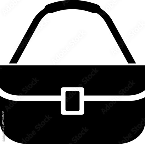 Women handbag icon with purse bag tote clutch shoulder styles in flat and line design, fashion accessory outline illustration for shopping retail UI branding