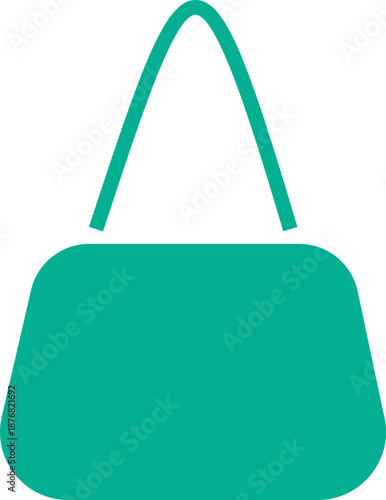 Women handbag icon with purse bag tote clutch shoulder styles in flat and line design, fashion accessory outline illustration for shopping retail UI branding