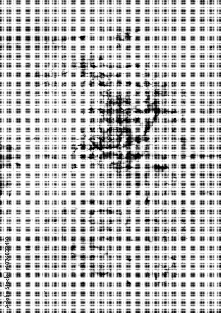 Obraz premium Large vector halftone vintage paper texture with a transparent background