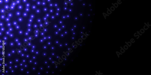 Modern futuristic virtual abstract background. Science network pattern, connecting Radiant star-shaped bursts with scattered glowing dots, suitable for decoration, overlays, graphic backgrounds, 