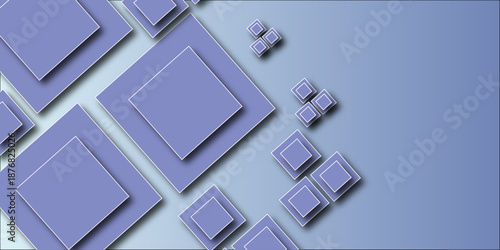 Abstract design featuring rich purple hues and elegant purple lines. Vibrant Abstract Geometric Composition in gray and Purple Gradients. Vector Modern Abstract Squares Background.