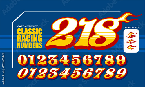 Classic racing number set for motorsport