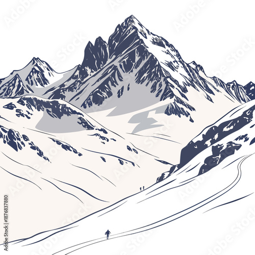 Mountain explorer's journey