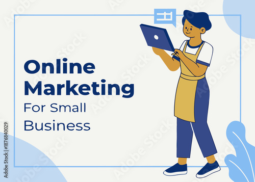 Online marketing techniques for small business owners, emphasizing social media, SEO, and paid ads to boost sales and visibility.