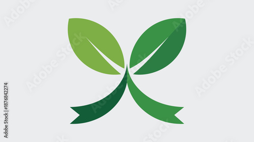 Green leaf design Vector