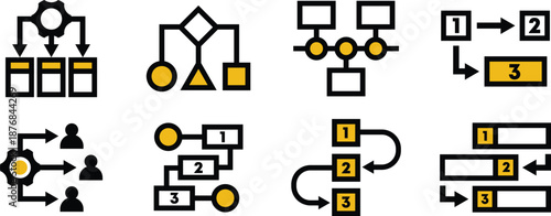 Arrow, branch, diagram, flowline Icon Pack Designed for Websites, Apps, UI UX Projects