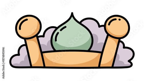 Royal Crown: Depicting a regal crown, it symbolizes authority and heritage, designed with an elegant illustration style. 