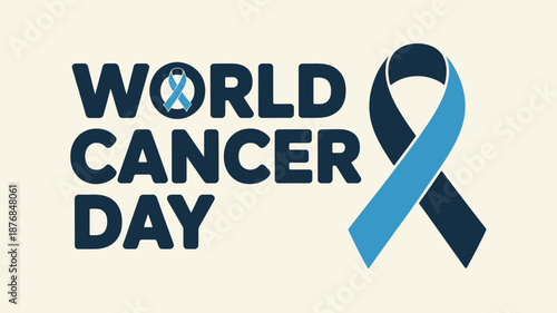 Celebrate world cancer day Vector