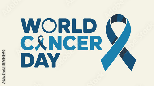 World cancer day awareness Vector