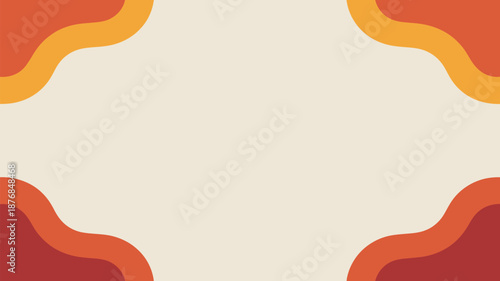 Four red hearts with yellow outlines Vector