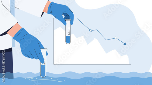Analyzing Water Quality Trends Showing Declining Pollution Levels With Scientific Testing