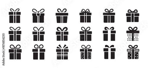 Packaging Box Icons Set, Open and Closed Shipping Package icon . vector illustration eps 10