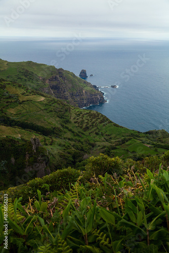 Seascape in Flores, Azores (Portugal)