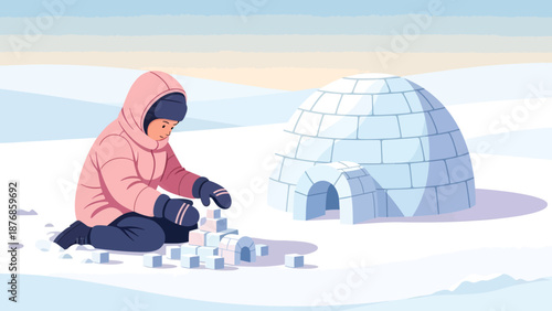 Building An Igloo Winter Fun And Games For Kids Cold Weather Activities Outdoors