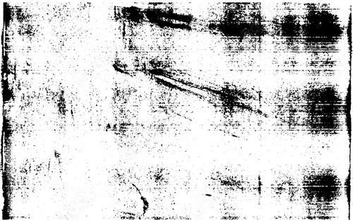 Dark grunge overlay with smudged ink and heavy distressed patterns on transparent background