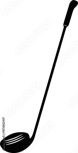 Golf club icon. Game equipment. Professional sport, classic golf club for official competitions and tournaments. Vector illustration !