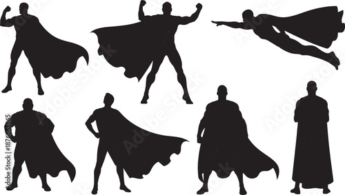 Vintage style vector illustration of black silhouettes featuring a fashion model lady and a wedding couple dancing at a party