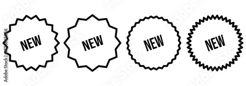 New Collection and Labels for Promotions. new arrival icon isolated. Set of new arrival tag icon set. special offer tag . new product, novelty, newest item.