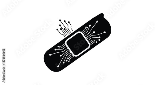 vector illustration of a pencil drawing