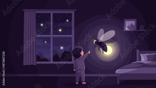 Childhood Wonders Nighttime Glow Boy and the Friendly Firefly Bedtime Story