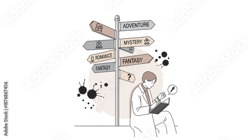 Choosing A Genre Direction Writer Considers Different Storytelling Paths For Publication