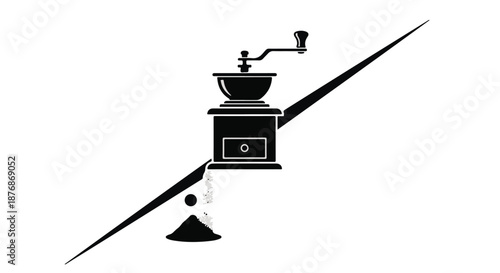 vector illustration of a microphone on stand