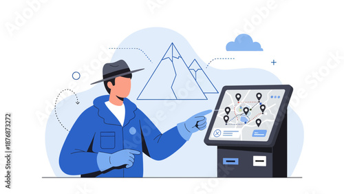 Digital Navigation Assistance For Outdoor Adventurers With Interactive Map Tool