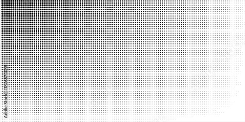 Halftone black polka dots pattern on white background, minimalist abstract wall, arranged in diagonal lines, Black and white doted texture background. modern