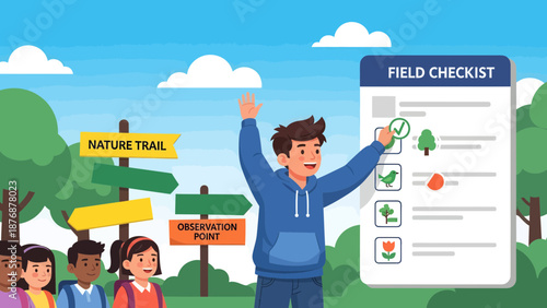 Engaging Educational Field Trip Promoting Nature Observation And Outdoor Learning