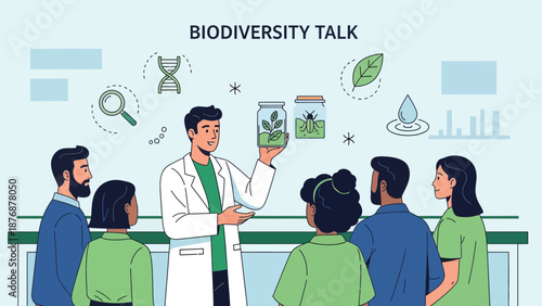 Engaging Biodiversity Presentation Showcasing Flora And Fauna Conservation Strategies