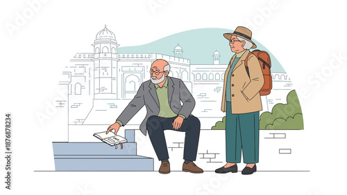 Elderly Couple's Historical Discovery: A Journey Through Time And Architectural Wonders