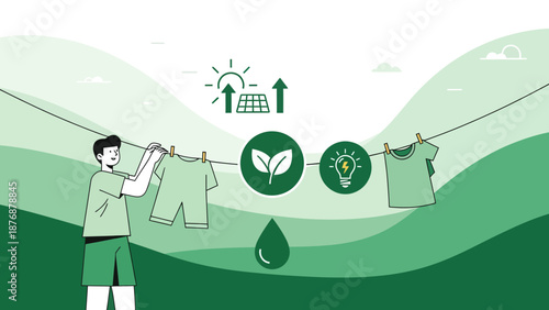 Embracing Sustainable Practices With Renewable Energy And Eco-Friendly Clothes Drying Method