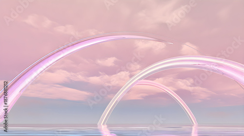 rainbow in the clouds