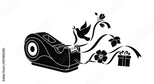 vector illustration of a musical instrument