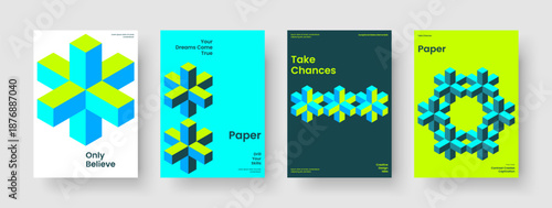 Geometric Business Presentation Design. Creative Book Cover Template. Isolated Background Layout. Banner. Brochure. Report. Poster. Flyer. Portfolio. Catalog. Magazine. Handbill. Advertising