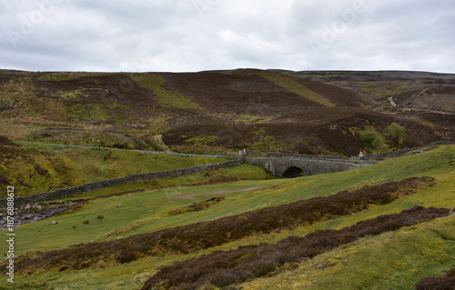 Gunnerside Landscape with a Stone Bridge