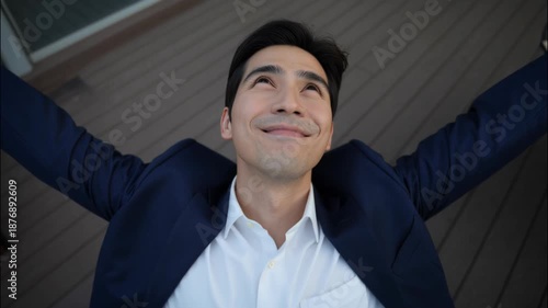 Achieving productivity and joy at a peaceful outdoor workspace in the morning sun