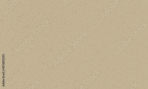 Cream seamless grain paper texture. Vintage ecru background with dots, speckles, specks, flecks, particles. Light tan craft repeating wallpaper. Natural beige grunge surface texture. Vector backdrop