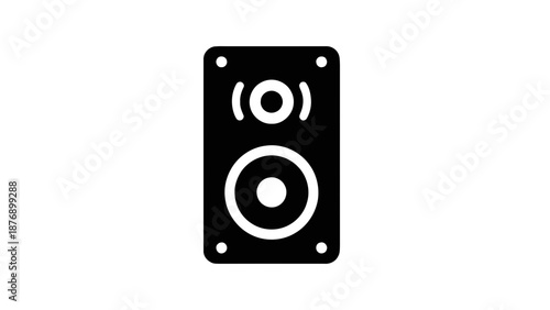 Speaker icon vector illustration