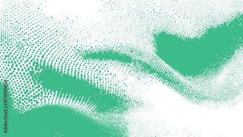Green and white abstract halftone pattern design element modern graphic resource