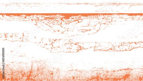 Orange grunge texture with white background
