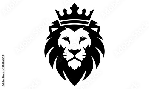 A striking symbol of regal power, a meticulously crafted lion head proudly wears a majestic crown. It represents the strength and authority.