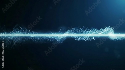 Dynamic Water Wave Action, Nature, Underwater Scene, Video, Fluid Environment, Close-Up Perspective, Motion Concept