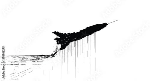 silhouette of an eagle