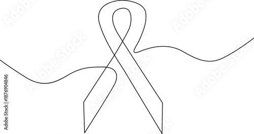 Awareness ribbon symbol Vector