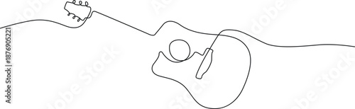 Hand playing a guitar Vector