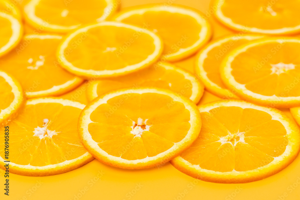 Fototapeta premium photo of a sliced ​​orange